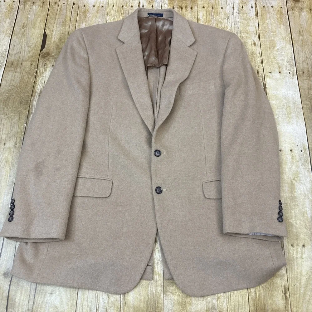 Ralph Lauren Camel Hair Blazer Loro Piana 44R Black Label